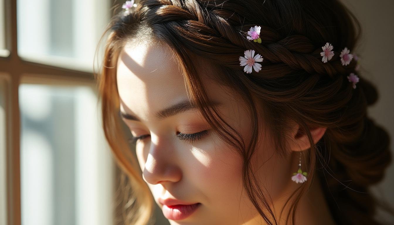découvrez comment réaliser une élégante tresse couronne, une coiffure tressée parfaite pour toutes les occasions, alliant style et sophistication.