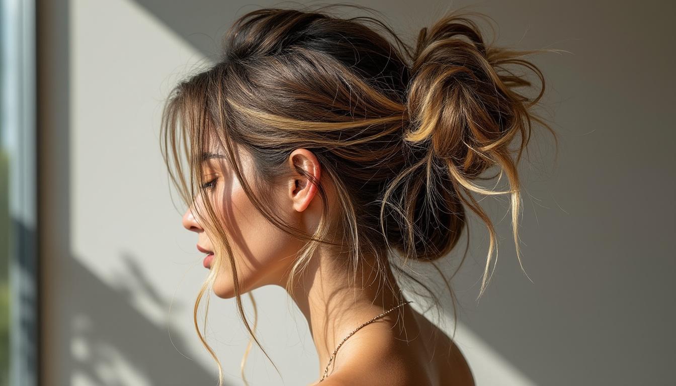 découvrez comment réaliser un messy bun parfait, une coiffure attachée simple et élégante, idéale pour un style décontracté ou chic au quotidien.