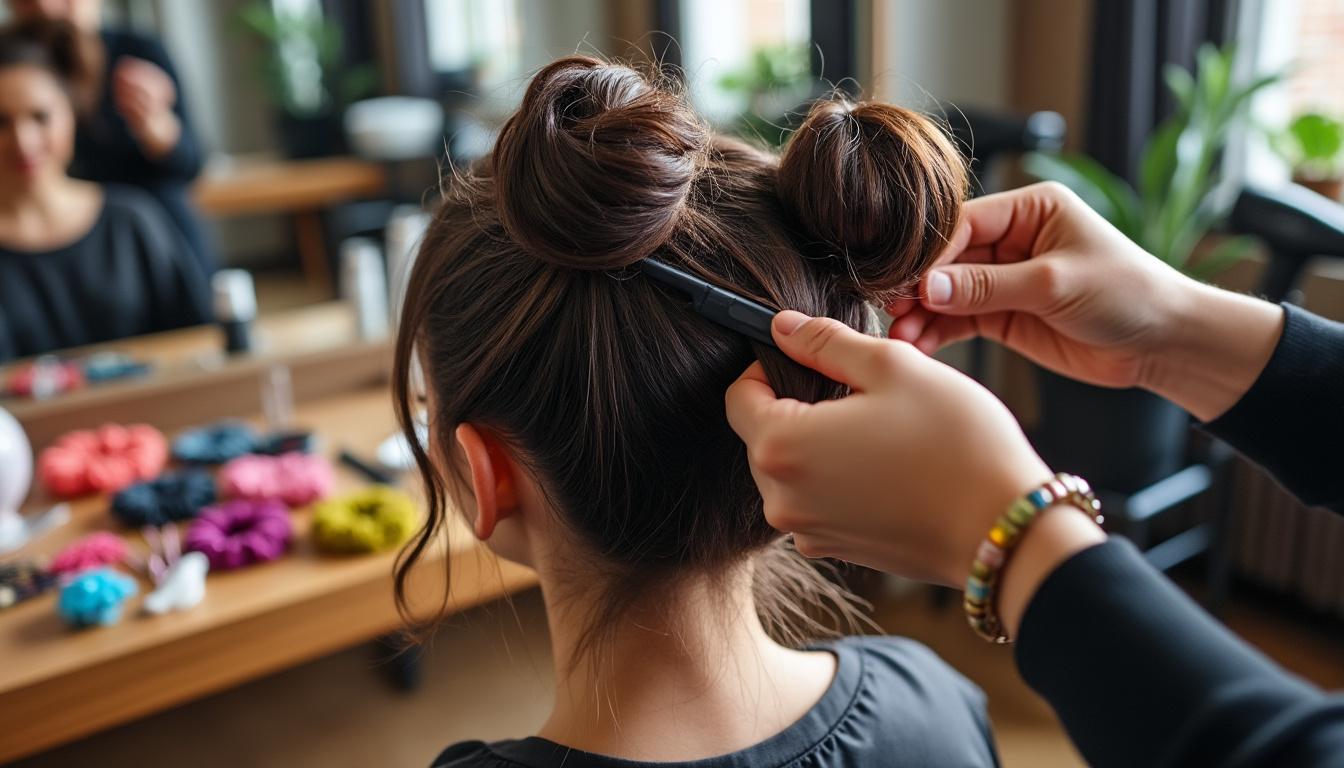 découvrez les space buns, une coiffure attachée tendance et ludique, parfaite pour un look moderne et original.