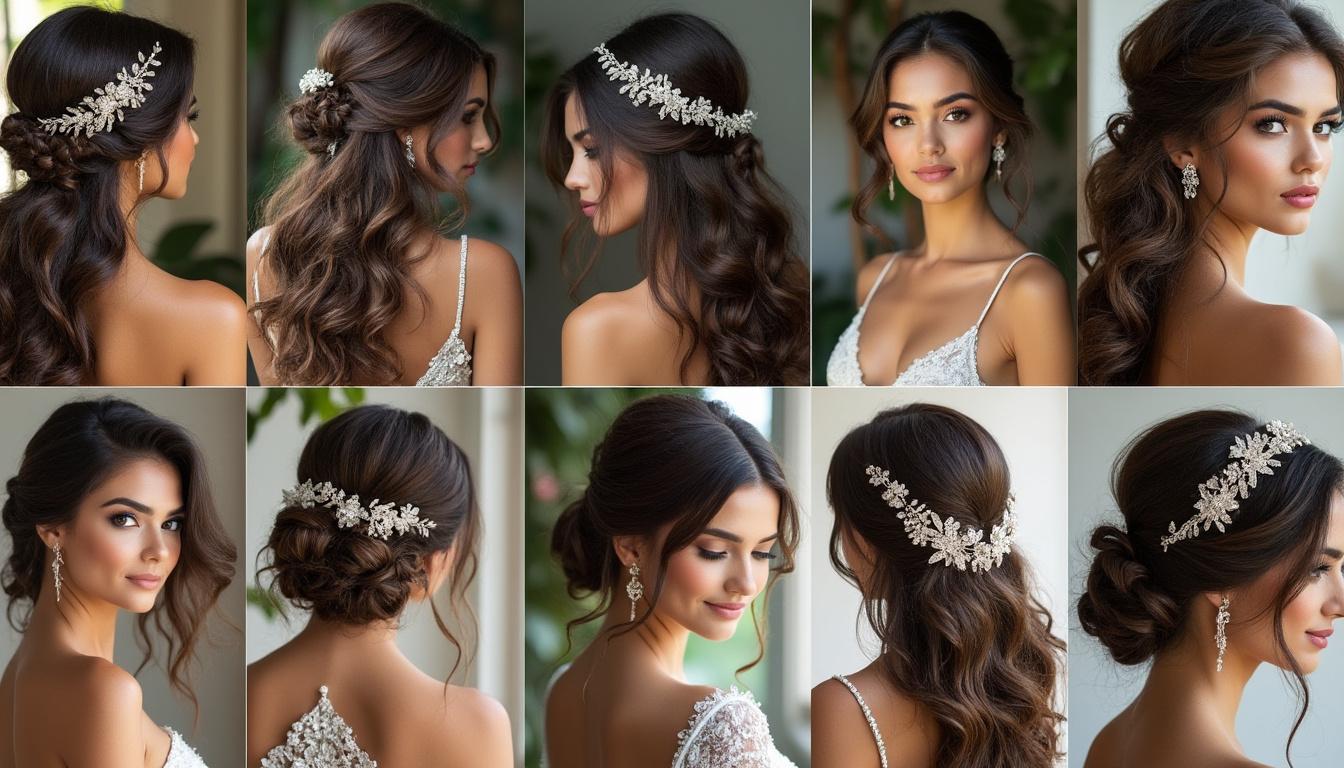 découvrez nos coiffures de cérémonie élégantes avec des boucles hollywoodiennes glamour, parfaites pour sublimer votre look lors de vos événements spéciaux.